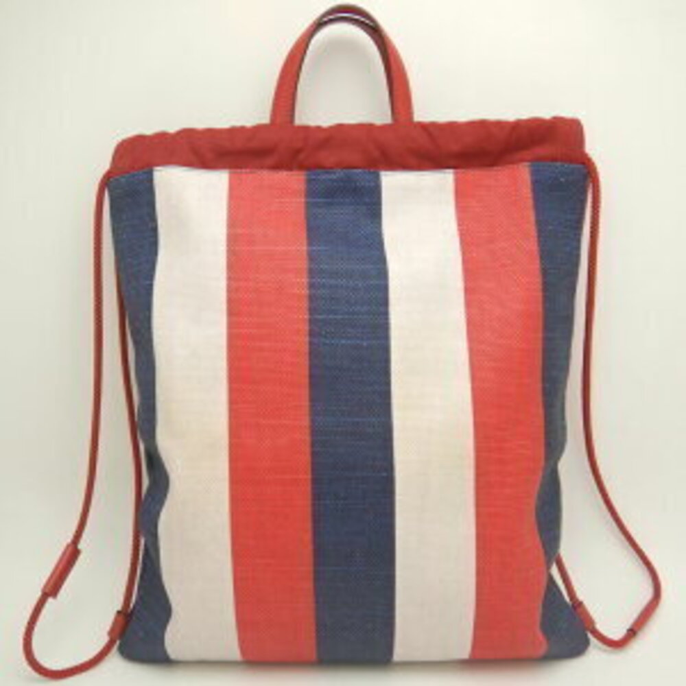 Gucci Drawstring Backpack Canvas Leather Tricolor - image 3